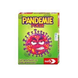 Noris 606264517 Pandemic poker, the card game where well protected is half won, from 8 years