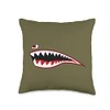 Shark Mouth Plane Nose WW2 P-40 Warhawk A-10 Warthog Teeth