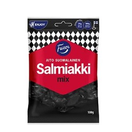 Fatzel Salmiacchi Mix 6.3 oz (180 g) x 1 Bag Finnish Candy