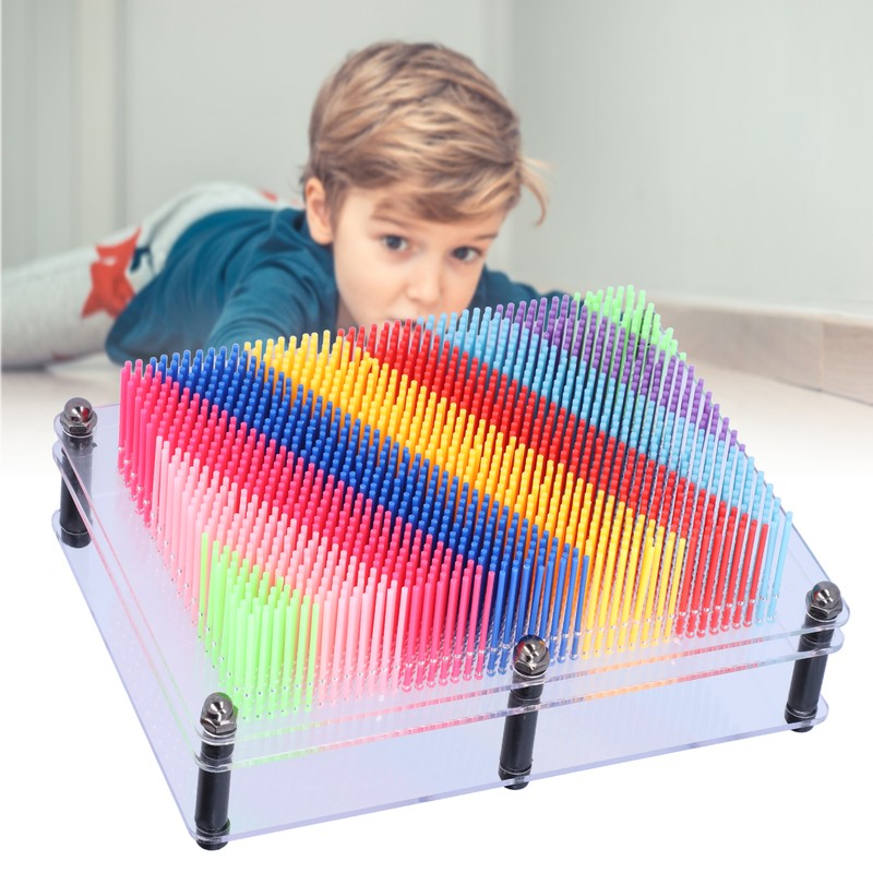 Pin Art Toy 3D Plastic Board Hand Print Model Cloning