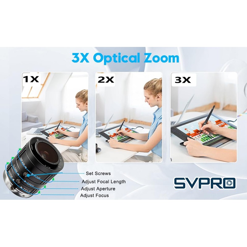 SVPRO USB Camera 1080P 120fps High Speed Camera for Golf