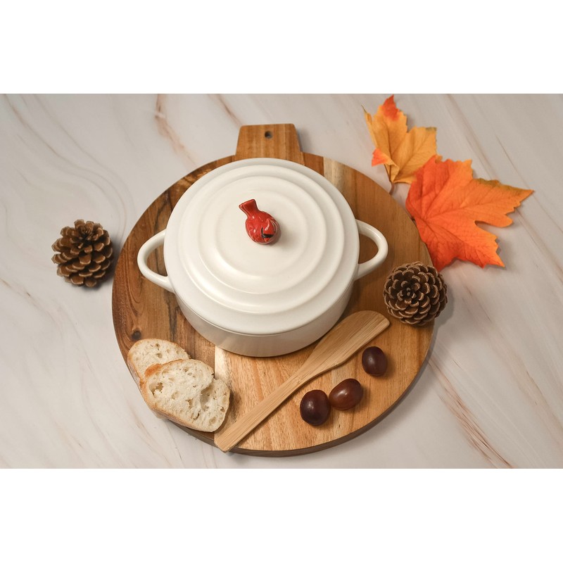 BRIE BAKER, CREAM, WOOD SPREADER, BIRCHBARK