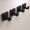 PMMASTO Towel Hooks, Bathroom Wall Mount Towel Holder, Coat Hook