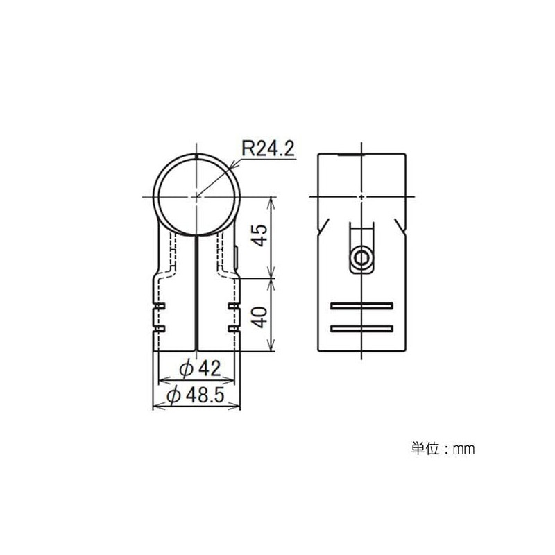 Yazaki Kako Φ42 Metal Joint LJ-1A S