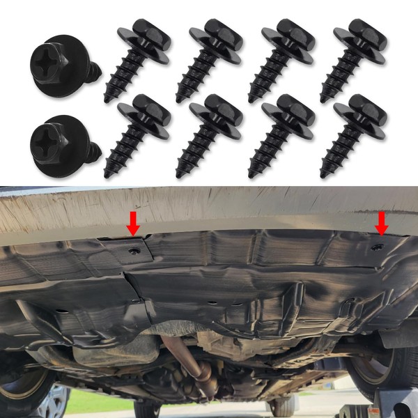 Rebvugr Bumper Cover Splash Shield Mud Guard Screw Bolt, Liner