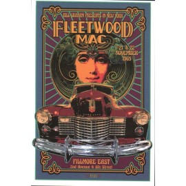 Fleetwood Mac 11/21-22/1969 NY 4"x6" Reprint Concert Mini Poster/Postcar