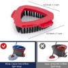 Spin Mop Replacement Head, Spin Mop Scrub Brush Head for