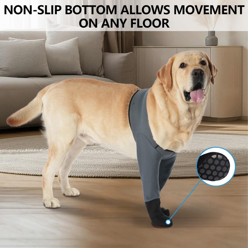 yrenoer Dog Socks & Boots - Waterproof Anti-Licking Paw Protectors