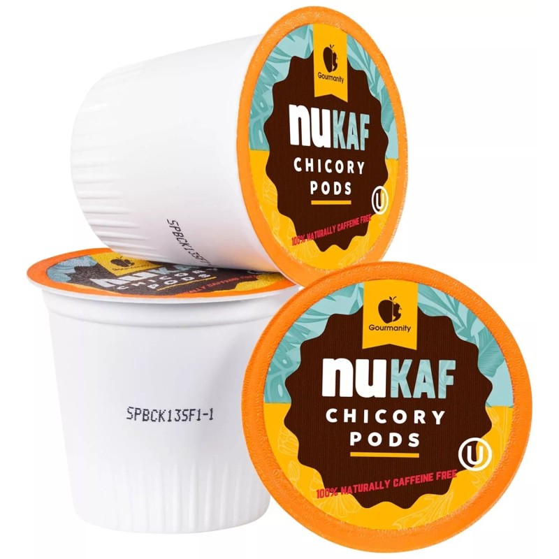 nuKAF Chicory Coffee Keurig K Cups 100% Chicory Root Coffee