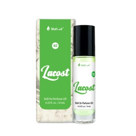 Well's Oil Roll-On Perfume Oil (Lacost) | Long-Lasting | Paraben-Free | 0.33 Fl Oz / 10 ml
