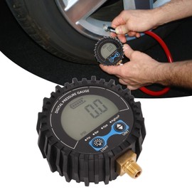 Digital Tire Pressure Gauge Large Screen LCD Digital Display DC3.1V Digital Tire Gauge Pressure Gauge 4 Units Switchable for RV