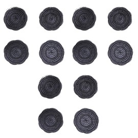 Beavorty 12pcs Scalp Treatment Brush Head Massager Tool Detangle Brush Shampoo Scalp Massager