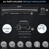 BlastHome® Non-Adjustable Luxury Curtain Rods for Windows, 1 ¼” Rod