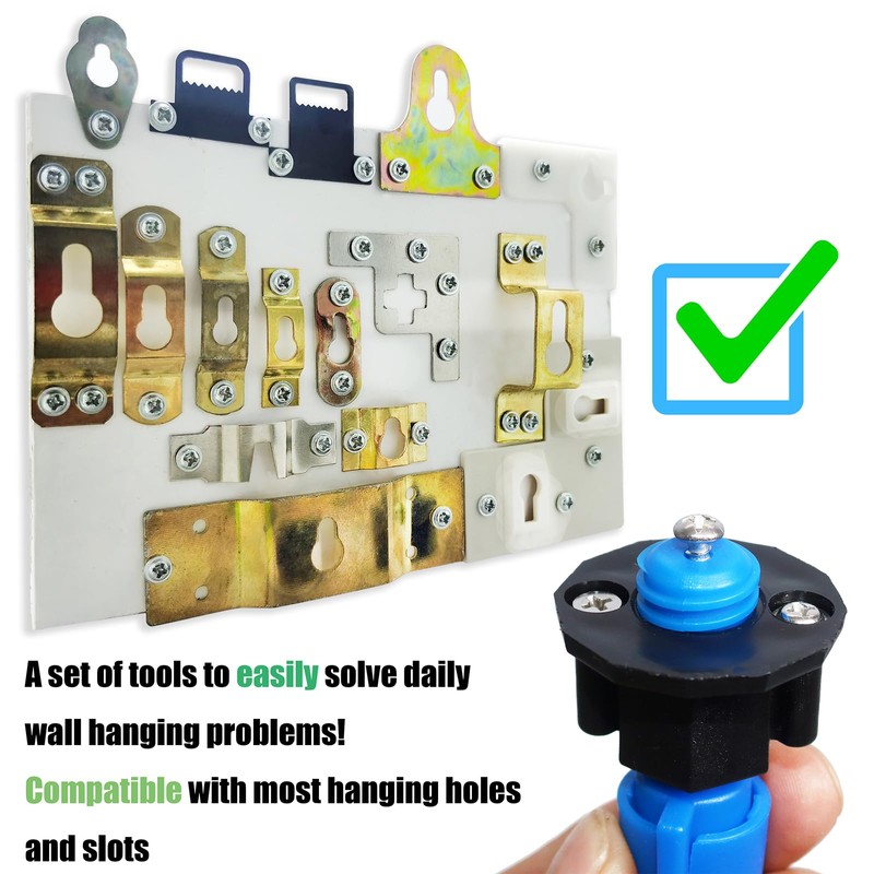 laffeya Picture Hanging Marker, Keyhole Marker Picture Hanger with Level