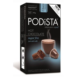 Hot Chocolate Nespresso Compatible Capsules Hot Cocoa Pods - Sugar Free - 3 Boxes - 30 Pods