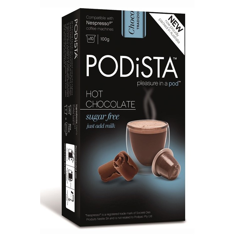Hot Chocolate Nespresso Compatible Capsules Hot Cocoa Pods - Sugar