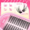 Wispy Lash Clusters Natural Cat Eye Cluster Eyelash Extensions 176Pcs