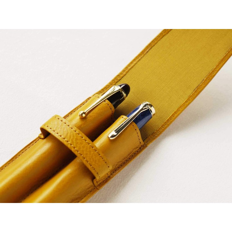 Slip-on Pensiest Double Holder Gift AZ Leather Camel IAZ-4501