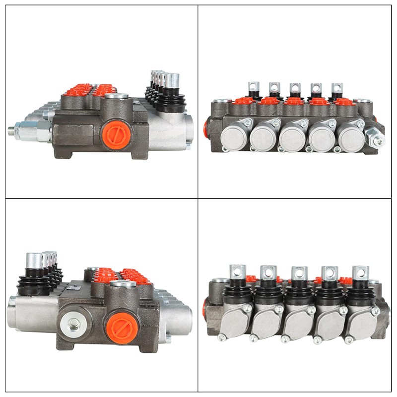 waltyotur Hydraulic Directional Control Valve 5 Spool 13 GPM Hydraulic