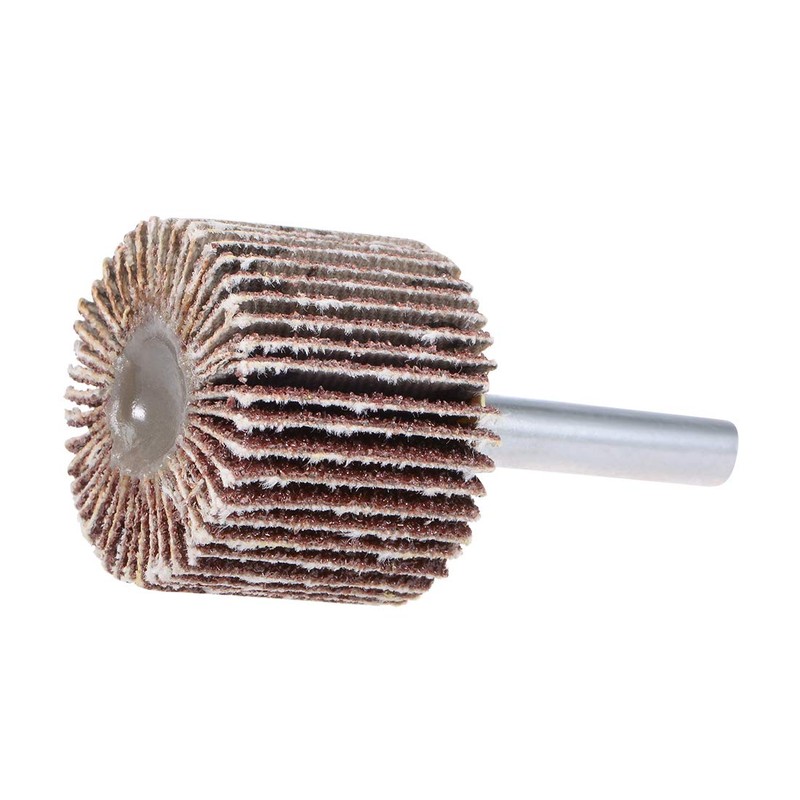 sourcing map 1.2 Inch Flap Wheels Shank Mounted Sanding Disc