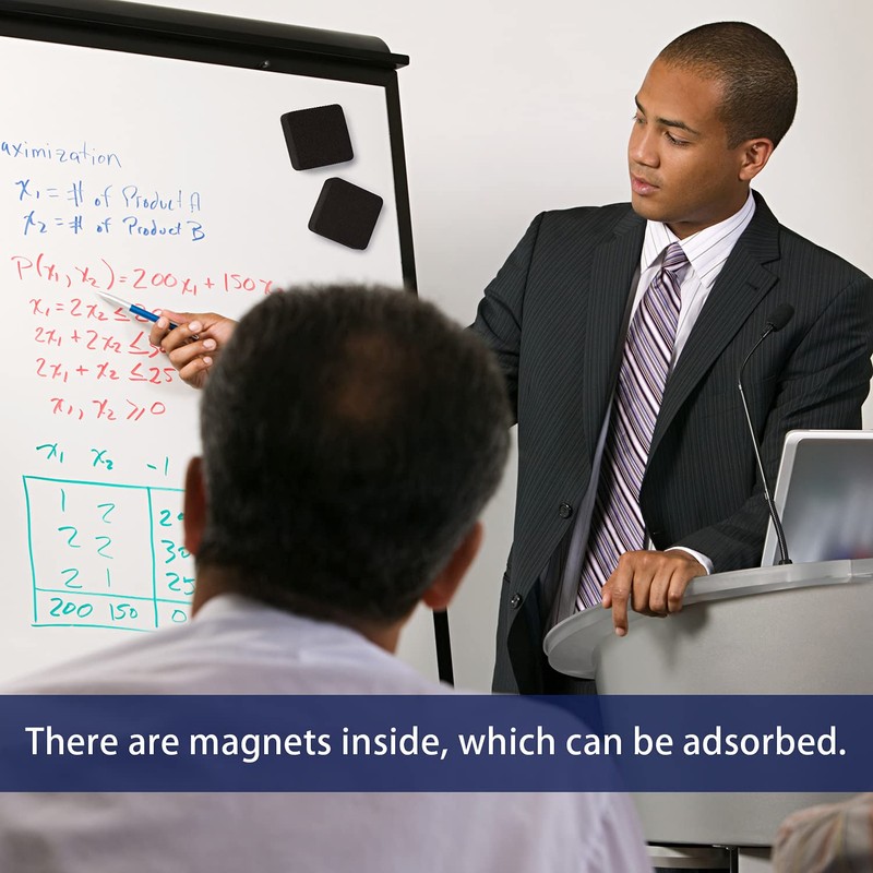Favide 24 Pack Magnetic Whiteboard Dry Eraser Chalkboard Cleansers for