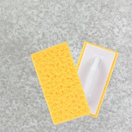 Nichiyo - Rodillo de pintura de esponja grande para pintar textura con mango y pincel de textura para acabado sintético de pared, herramientas de textura artística para decoración del hogar (RSL02B)