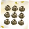 MAGICLULU 35pcs Polished Bronze Bell Handmade Craft Bells for Decorations