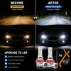 LED Headlight Bulbs for Vehicle Lighting – 6000K Plug-and-Play Fog