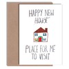 New Home Card - Cheeky House Warming Card - ‘Happy