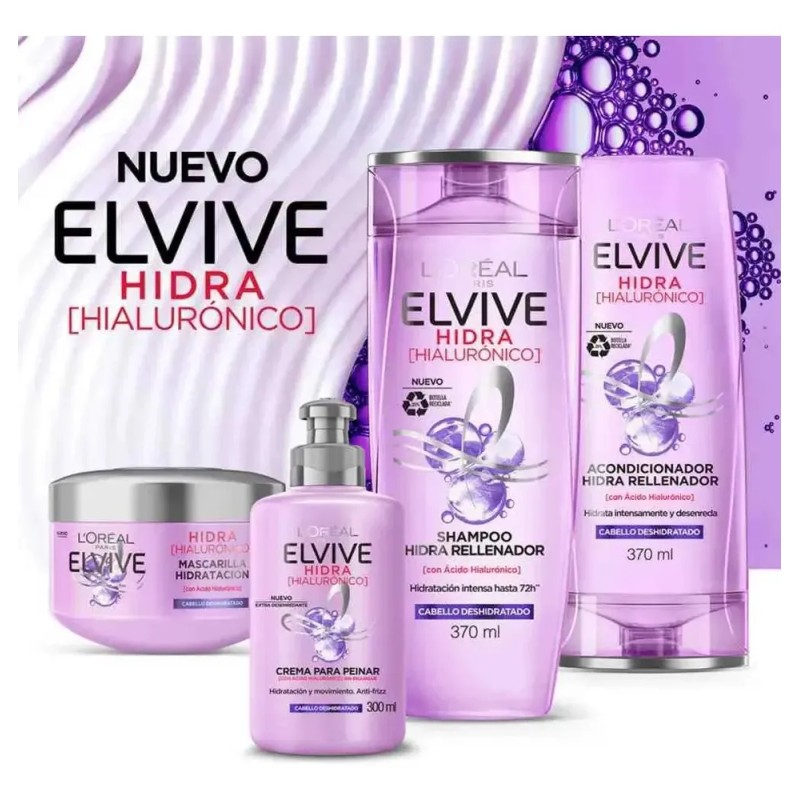 Shampoo Hidra Hialuronico 370 Ml Elvive