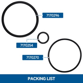 Water Softener O-Ring Seal Kit 7112963 – Compatible with Whirlpool Kenmore GE Morton Northstar Systems – Replaces WS35X10001 7170296 7170254 7170270 – Fix Valve & Distributor Leaks