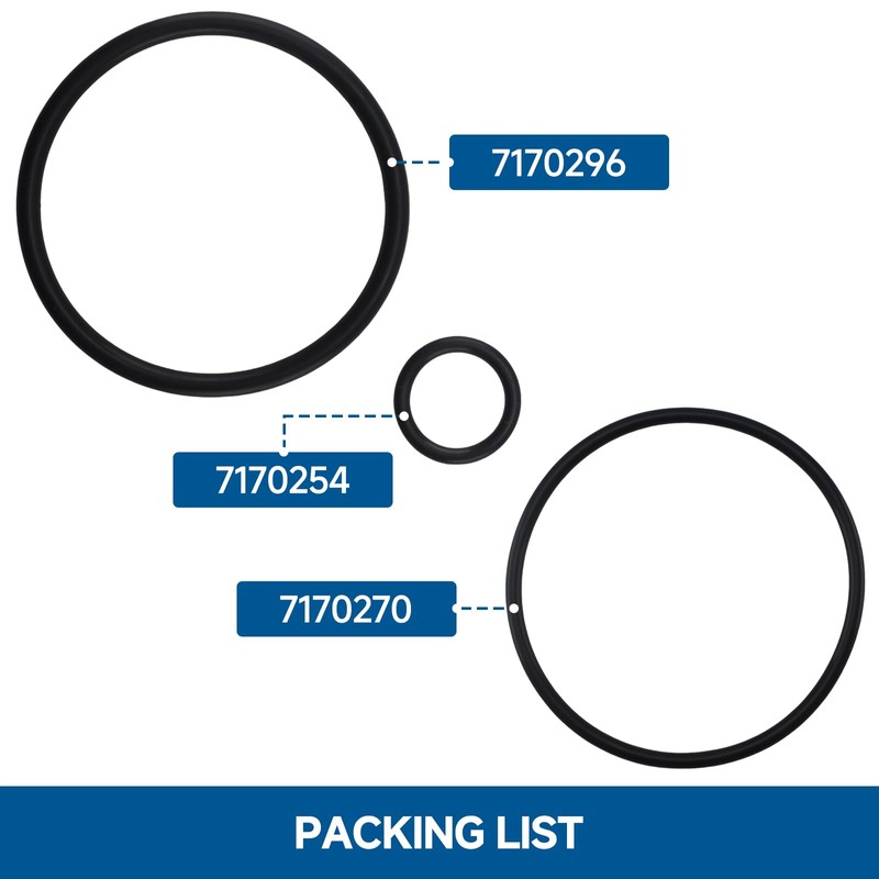 Water Softener O-Ring Seal Kit 7112963 – Compatible with Whirlpool