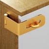 Door Lock Hasp Latch, 90 Degree Solid Iron Safety Packlock