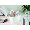 Inomata-k Tote Bag, Orb, White, Approx. 12.1 x 6.3 x