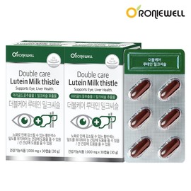 Ronniwell Double Care Lutein Milk Thistle (1,000mg x 30 Capsules) / 로니웰 더블케어 루테인 밀크씨슬 (1,000mg×30캡슐)
