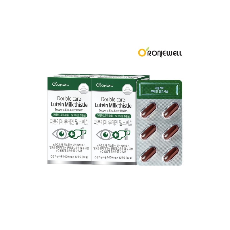 Ronniwell Double Care Lutein Milk Thistle (1,000mg x 30 Capsules)