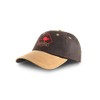 SCIPPIS Oilskin Baseball Cap with Peak, Tan/Brown