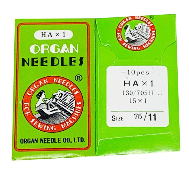 Bussarakham Organ Sewing Machine Needles Size 75/11, 12-14, 16-18 -