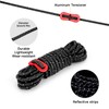 KOMCLUB 4mm Reflective Guy Lines Tent Cords, Lightweight Camping Rope