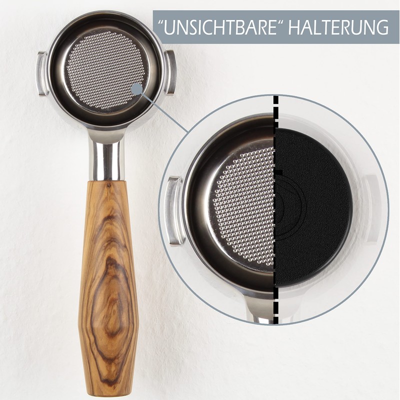 Clara Coffee Wall Mount Invisible Black The Bracket is Suitable