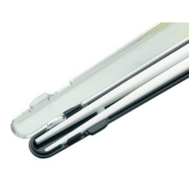 小森樹脂 ハーフケース箸付 茶木目 791380 21cm