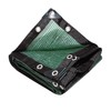 70% Green Shade Cloth with Grommets, 12 FT X 18