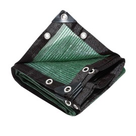 70% Green Shade Cloth with Grommets, 12 FT X 18 FT Premium Heavy Duty Shade Cover, UV Blocking Mesh Tarp for Garden, Patio Plants Cover, Barns Kennel,Tomatoes