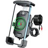 BRCOVAN Motorcycle Phone Mount Holder with Qi 15W Wireless Charger