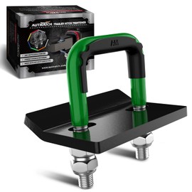 AUTMATCH Hitch Tightener Anti-Rattle Clamp, Heavy Duty Hitch Stabilizer for 1.25" and 2" Trailer Hitches, Rubber Isolator and Anti-Rust Double Coating Protective, Dark Green & Black