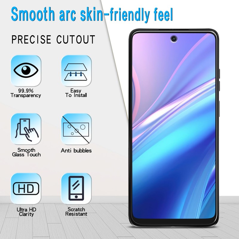 Slanku (3 Pack for Moto G Play 2025 Screen Protector,