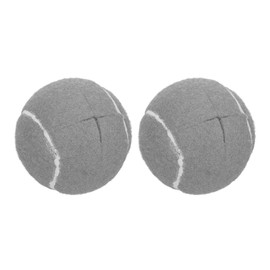 sourcing map 2 Pcs Precut Walkers Tennis Balls, Universal Precut Glide Ball Walkers Accessories Glides for Furniture Legs and Floor Protection, Gray