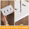 Tondiamo 46 Packs Outlet Insulation Pads Wall Plates Sealers for