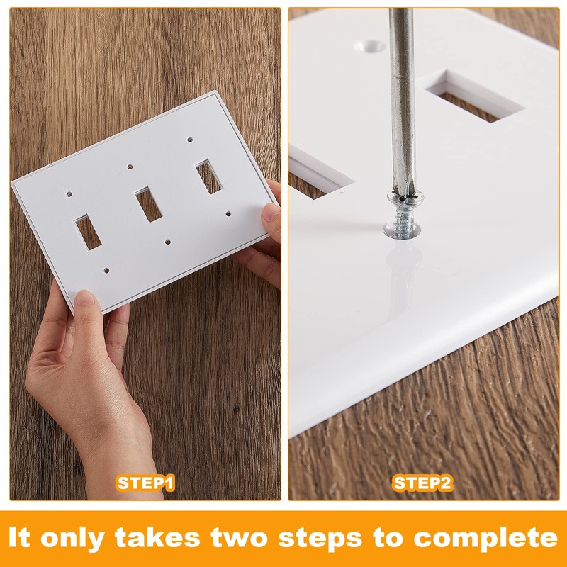 Tondiamo 46 Packs Outlet Insulation Pads Wall Plates Sealers for