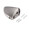 sourcing map Glass Shelf Bracket Wall Mount Adjustable Zinc Alloy
